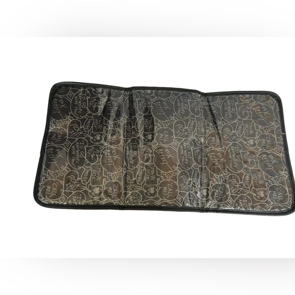 Betsey Johnson Quilted Diaper Bag Shoulder Or Crossbody W/pad & Cat Pouch - Picture 11 of 15